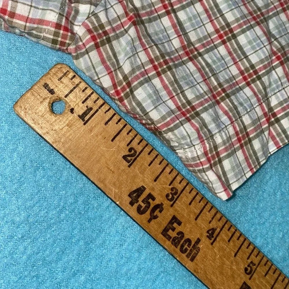 BANANA REPUBLIC button down short sleeve stretch soft wash slim fit NEW size XL - Picture 10 of 11